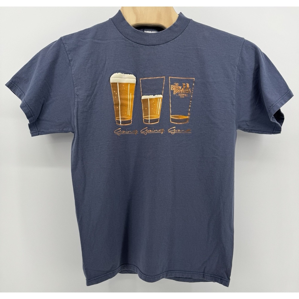 Vintage 90s Tultex The Brew Brothers El Dorado Reno T-Shirt Size L